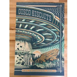 The Disco Biscuits - 2018 Half Hazard poster Red Rocks Morrison, CO