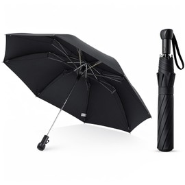 Collapsible Windproof Umbrella Travel - 42inch Auto Open & Manual Close
