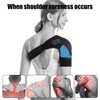 COONE Adjustable Shoulder Brace, Neoprene Shoulder Support, Adjustable, Comfortable, Lightweight,