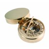 Nauticalia Brass Pocket Sundial, 7 cm, Messing