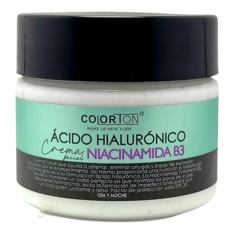 Crema Acido Hialuronico Con Niacinamida B3 Colorton Manchas