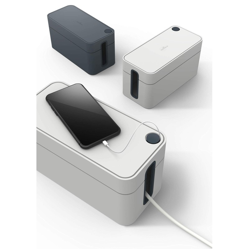Durable Cavoline Cable Box, Light grey