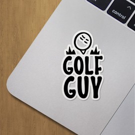 Decal Stickers of Golf Guy Premium Indoor (No Waterproof) Vinyl Decal Stickers for Laptop Phone Accessory Helmet Car Window Mug Tuber Cup Door Wall Decoration ANDVER3c33880BL