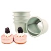 Flunyina Perfect Performance Aluminium Mini Round Chiffon Cake Pan, Set