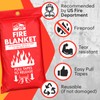 KP Emergency Fire Blanket - 4 Pack 40” x 40”