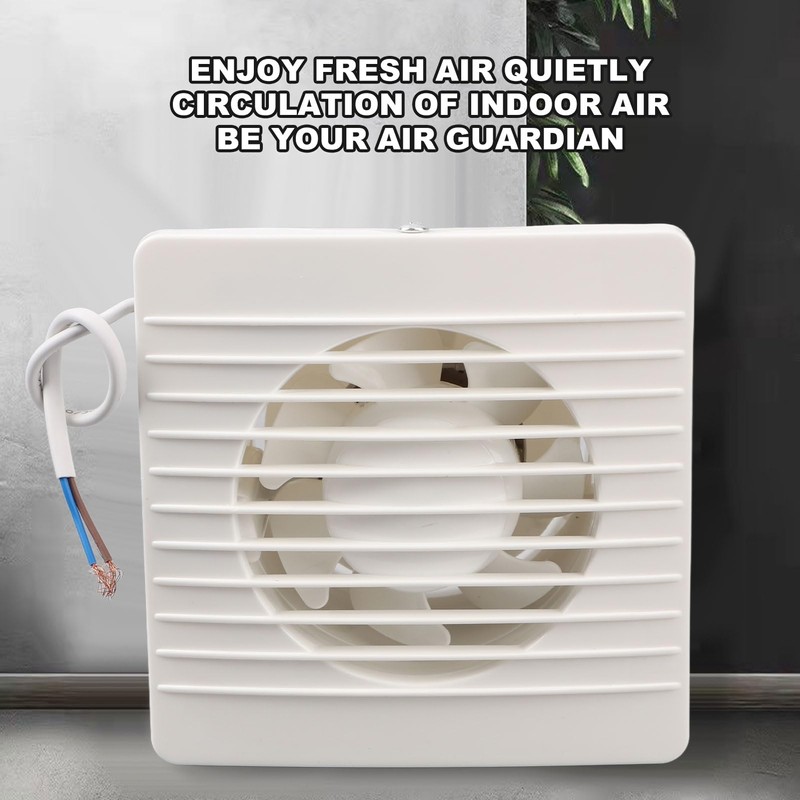 Fdit 4 Inch Wall Mounted Exhaust Fan, ABS Ventilation Fan,