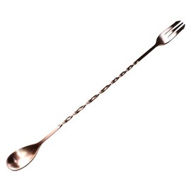 HAYATE Brand, 4 Colors to Choose from, Bar Spoon, Stirrrer, Stainless Steel, Stylish, Professional, Long, Long Bar Spoon, Copper Color, 12.6 inches (32 cm)