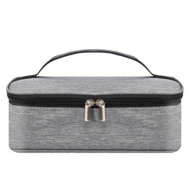 PORUPAEL Insulated Lunch Bag for Men Women Kids, Small Lunch Box Adults Cool Bag with Handle, Portable Thermal Cooler Box Bag for Work, School, Picnic Outdoor, 3.6L Wide Open