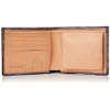GORBE 91110 Bifold Wallet Bridle Leather Bifold Wallet, red (burgundy)