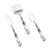 Andrea by Sadek NEW Andrea by Sadek Crystal Handled Cheese Knife 3 Piece Set