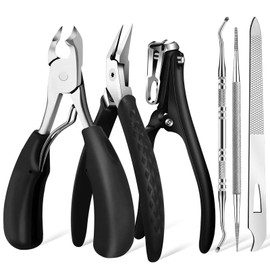 Maniküre Set Für Senioren Und Männer, 6PCS Pediküre Set Für Dicke Und Tief Eingewachsene Zehennägel, Nagelschere Fussnägel Mit Langer Stiel, Professionelles Pflegewerkzeug BAODANBUTING