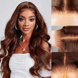 SHL 13X1#4 BB Human Hair Wig 32 Inch