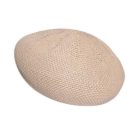 HIQIU Women's Spring Summer Thin Breathable Beret Hat Artist Painter Hat Beret Hat Casual Beanie Hat, beige