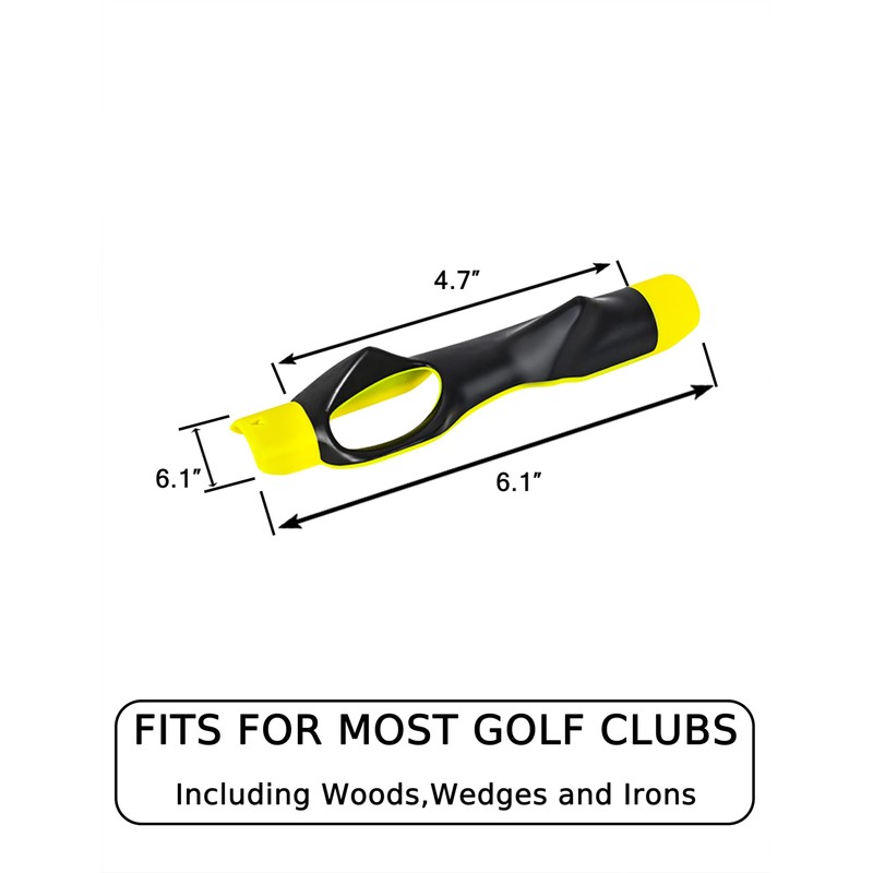 Golf Grip Trainer Attachment For Developing Correct Hand Positioning Habits