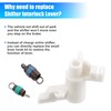 X AUTOHAUX Gear Lever Locking Lever Repair Hook Actuator 4578087AA