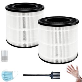3139A True HEPA 3-in-1 Filter Replacement For Bissell MYair Pro 3139A, Part 3069, Air Purifier Replacement (NOT for 2780A 2780 27809 2905A & 3179A),2-Pack