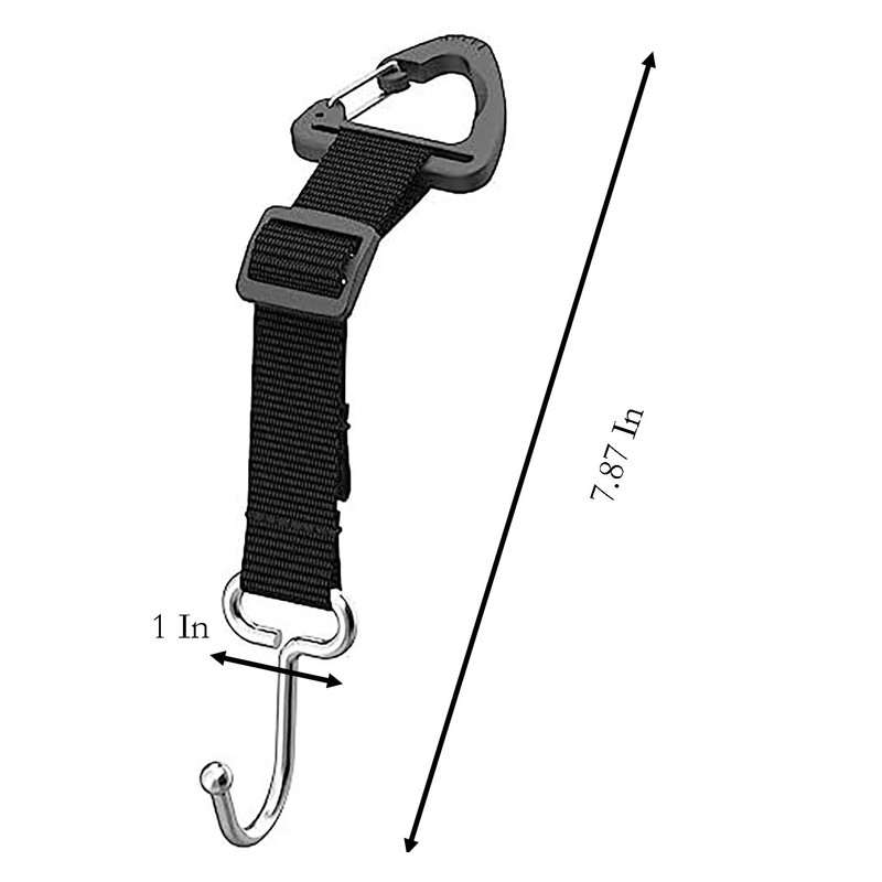 YIKANGHENG Car Seat Back Storage Hook, 2 Pcs 7.87 Inch