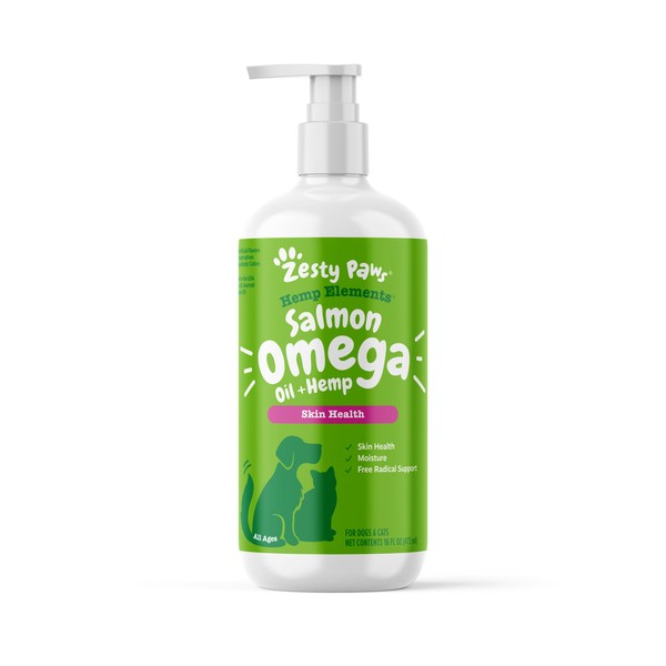 Zesty Paws Zesty Paws Salmon Omega Oil Hemp for Dogs