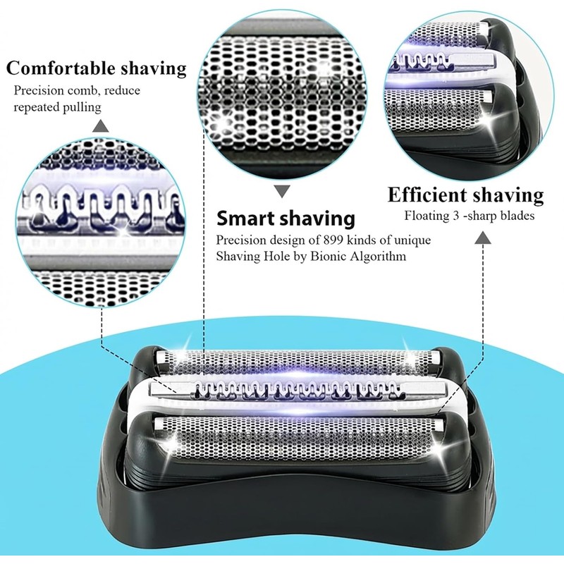 Series 3 32B Replacement Shaver Head, Compatible with S3 Razors