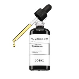 COSRX Pure Vitamin C 23% Serum with Vitamin E & Hyaluronic Acid, Hydrating Facial Serum for Fine Lines, Uneven Skin Tone & Dull Skin, 0.7oz/20g, Korean Skin Care