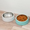 bzyoo 32oz 4CUP Elevated Dog & Cat Bowl, Sprinkle Design,
