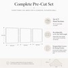 Pre-Cut Paintable Wall Molding Kit, 3 Set Accent Wall Panels