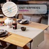 Elegant Tablecloth with Natural Linen Look, Lina Tablecloth and Table