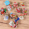 TOYANDONA Pack of 25 Christmas Brooch Pin Lights Santa Claus