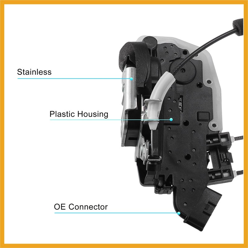 Partuto Front Right Side Door Latch Lock Actuator Motor with