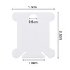 Opopark 120pcs Plastic Floss Bobbins Cross-Stitch Embroidery Thread Organiser Floss