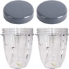 Dreld 2 Pack 18oz Cup with Flat Lid Replacement Parts