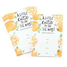 Hortense B. Hewitt Baby Shower Accessories 25-Count Little Cutie Invitation