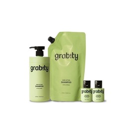 Gravity Hair Lifting Shampoo Extra Strong Refill Set (475ml main product + 475ml refill + 2 mini 30ml) / 그래비티 헤어리프팅 샴푸 엑스트라스트롱 리필 세트(475ml본품+475ml리필+미니30ml2개)
