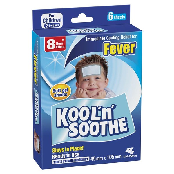 Kool n Soothe Kids Fever Relief - 6 Sheets