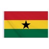 Ghana Flag,3x5 FT Ghananian Flag,36x60 Inch Large Digitial Double-Printed Durable
