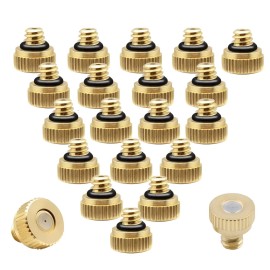HisweetH 20Packs Misting Nozzles 10/24 UNC Mister 0.3mm(0.012Inc