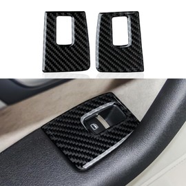 Car Carbon Fibre Panel Cover Trim Compatible with A3 2006 2007 2008 2009 2010 2011 2012 2013 2014 Interior Accessories (Window Circuit, B)