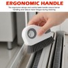 2‑in‑1 Groove Cleaning Brush, Window Track Cleaner with Bristle &