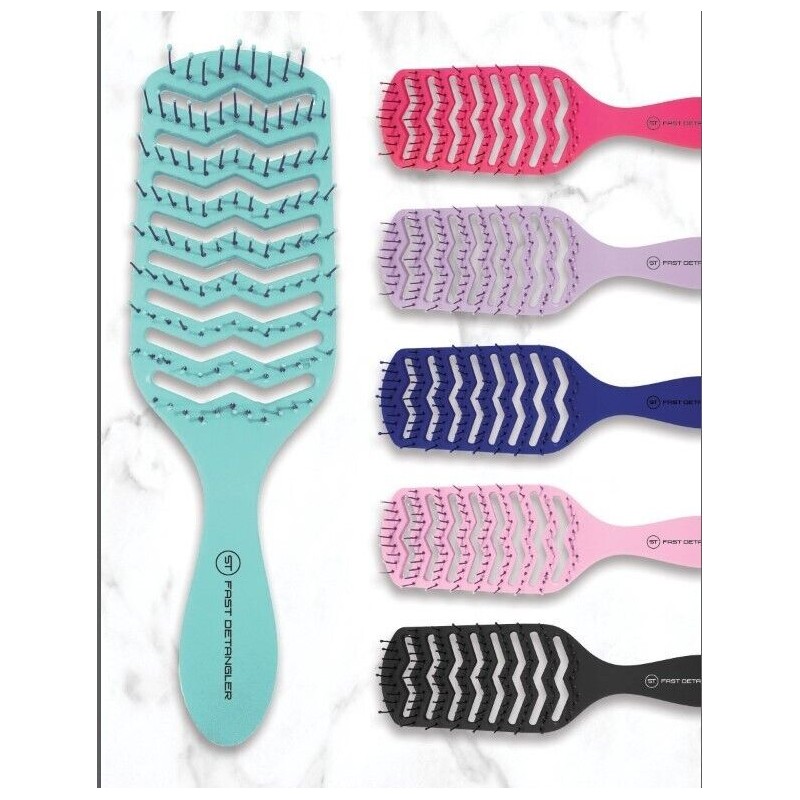 Smart Tech Fast Detangler Brush - Purple