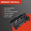 USTAR Engine Valve Cover with Oil Filler Cap and Gasket