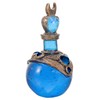 Kichvoe Resin Decorative Potion Bottle Figurine Shiny Mermaid Design for