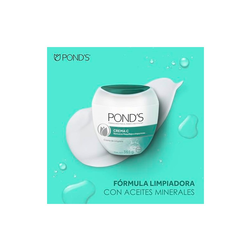 Crema facial desmaquillante Pond's C 365 g