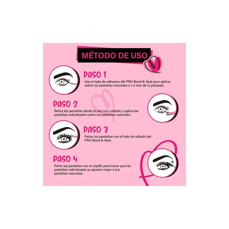 Kit De Extensiones Pestañas Pro 30d 40d 9-16mm 280pcs