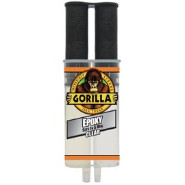 Gorilla 2 Part Epoxy, 5 Minute Set, .85 ounce Syringe, Clear, (Pack of 5)