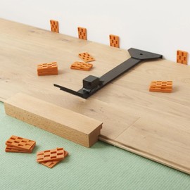 Wlihahancp Heavy Duty Pull and Pry Bar, 17.3’’ Flooring Tool, Professional Pull Bar Flooring Tool, Hard Flooring Installation for Wood Floor, Vinyl Plank, Floating Floor Installation