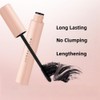 Wasserdichte Mascara/Wimperntusche mit Präzisionsbürste, Kein Abblättern, Kein Verklumpen, Volumen und
