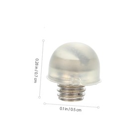 TOVINANNA 10pcs Scissor Mufflers Hair Scissor Accessories for Quiet Hairdressing Noise Dampening Bumpers for Salon and Home Use Transparent Design for Pet Grooming