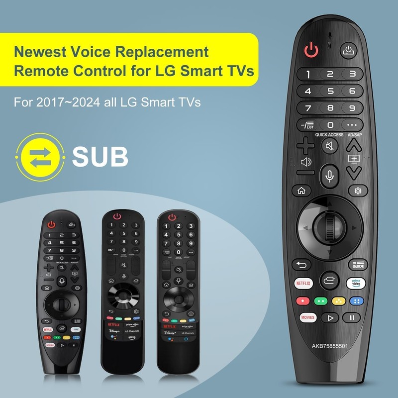 L-G Magic Remote Replacement for Smart TV, LG TV Remote