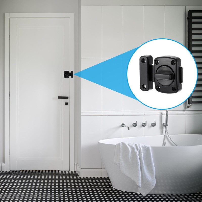 PATIKIL Rotary Bolt Latch, 180 Degree Switch Safety Door Lock