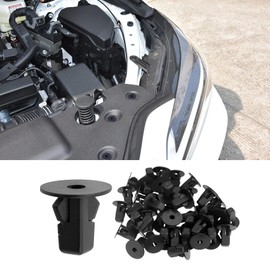 RGOAANC 50PCS Fender Liner Clips, Fender Liner Screw Grommet Compatible with Toyota Lexus 90189-06013 Camry Corolla Highlander Tundra Tacoma Sequoia CT200h ES250 ES300h ES350 GS300 IS300 RX300